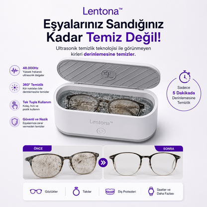 LENTONA™ Ultrasonik Temizleme Cihazı